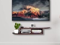 Torche Wooden Wall Mounted TV Unit, TV Cabinetl, TV Cabinet for Wall, TV Stand Unit for Living Room, Set Top Box Stand -TV Cabinet, 14 Cm, 92Cm