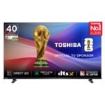 Toshiba 100 cm (40 Inches) HD Ready Smart LED TV | Dolby Audio & DTS Virtual:X | Game Mode | REGZA Engine | VIDAA OS | 40V35RP (Black)