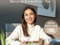 UMAMI All-in-One Bento Box for Adults/Children, 1 New Sauce Pot,4 Full Wood Cutlery Set & 2 Dividers Included, 2 Meal Prep Lunch Box Food Containers for Men/Women, Microwave, Dishwasher & Freezer Safe