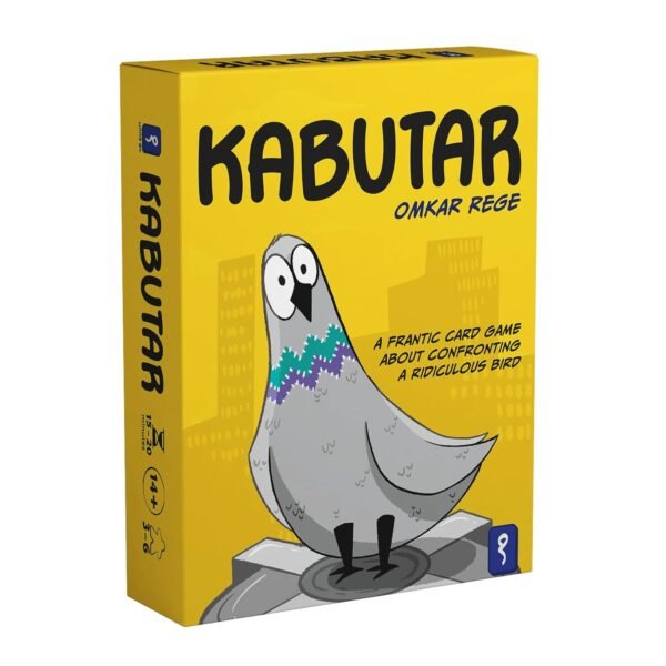 UPAREK Kabutar | Fast-Paced Card Game, Fun Strategy Party Game for Adults, Teens, Family & Friend Gatherings | Engaging 15 Minute Rounds, Easy Rules, Portable for Travel, 3-6 Players
