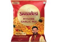 Unibic No Palm Oil Mysore Garlic Mix | All Time Favourite Snacks | Crunchy Healthy Snacks, Ready to Eat | 165 gm/ 200 gm (Weight May Vary)