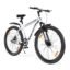 Urban Terrain Galaxy Pro Steel High Performance Mountain Cycles for Men with Front Suspension & Dual Disc Brake MTB Bike 27.5 inch Single Speed | Ideal for 15+ Years, Frame Size : 17 inch (White)