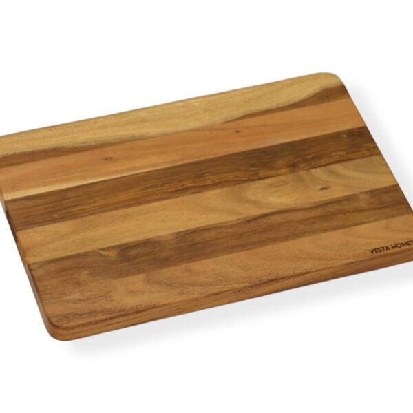 Vesta Homes Wooden Extra Large Cutting Board/Chopping, Serving Board/Block for Kitchen Vegetables, Fruits, Cheese and Charcuterie | Premium Acacia Wood | 45 * 30 * 2.5 Cms | Handcrafted in India