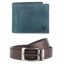 WildHorn Hunter Leather Wallet and Belt Combo Giftset I Gift Hamper for Men