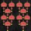 Wooden Lotus Wall Hanging for Festive Decoration – Diwali, Ganpati, Pooja Room, Mandir, Living Room, Door, Hall, Entrance, Spiritual Decor (Lotus + Bell-Pink, Pack of 12)