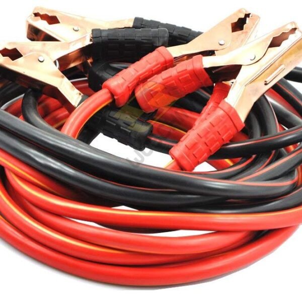 Woschmann - 100% Copper Battery Jumper Cables 4 Gauge 500AMP Heavy Duty Booster Cables with Carry Bag(Only for Petrol/CNG Cars)