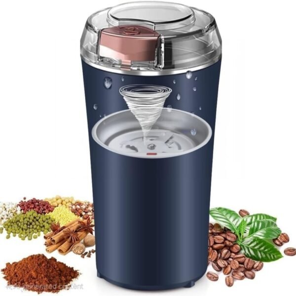 Wowfit Coffee Grinder Electric, Mini Grinder, Coffee Beans Grinder - Electric Portable Grinder Mixer for Kitchen, Masala & Spice Grinder with Powerful Stainless Steel Blades, Ideal for Travel