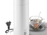XECH Portable Electric Kettle 400ml | Mini Electric Kettle for Hot Water | Small Kettle with In-Built Cable | Bottle-Shaped Kettle for Tea, Coffee & More (Hydroboil Lite)