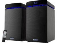 ZEBRONICS New Launch BT4848RUCF 2.0 Bookshelf Speaker with 80W Output, 2-Way Speaker, Multi Connectivity - Bluetooth | AUX | USB | FM, Media/Volume Controls, LED Light, LED Display, Premium Finish