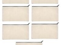 cancas Cotton Pencil Pen Case, Bag Pouch Holder Case Stationery Bag for Students College School Office (7)