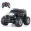 popsugar Off Roader Rechargeable Remote Control Car | RC Car Monster Truck | 4 Headlight Modes | Lithium Battery | C-Type Charging | 2.4GHz Remote Controller | Made in India, Black