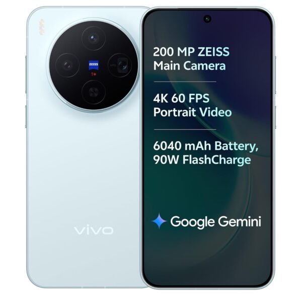 vivo X300 5G (Mist Blue, 12GB RAM, 256GB Storage) with No Cost EMI/Additional Exchange Offers
