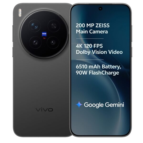 vivo X300 Pro 5G (Elite Black, 16GB RAM, 512GB Storage) with No Cost EMI/Additional Exchange Offers
