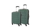 Kamiliant American Tourister Harrier | Trolley Bag Set of 2 (55+68 cms) for Travel| Hard Case Polypropylene (PP) Suitcase | 360° 4-Wheel Luggage Trolley | Combination Lock | Slate Grey