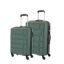 Kamiliant American Tourister Harrier | Trolley Bag Set of 2 (55+68 cms) for Travel| Hard Case Polypropylene (PP) Suitcase | 360° 4-Wheel Luggage Trolley | Combination Lock | Slate Grey
