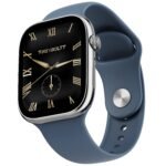 Fire-Boltt Ninja X Ring Smart Watch with 1.96” Large Display, Bluetooth Calling, Wireless Charging, AI Voice Assistant, 500+ Watch Faces, Health Suite, Smart Watch for Man & Woman – Blue S