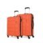Kamiliant American Tourister Harrier | Trolley Bag Set of 2 (55+68 cms) for Travel| Hard Case Polypropylene (PP) Suitcase | 360° 4-Wheel Luggage Trolley | Combination Lock | Carrot Orange