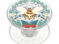​​​​PopSockets Phone Grip with Expanding Kickstand, Adhesive Grip - Translucent Bee Boho
