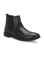 AADI Men's Synthetic Leather Lightweight Comfortable Trendy Outdoor Casual Shoes Slip On Chelsea Boots