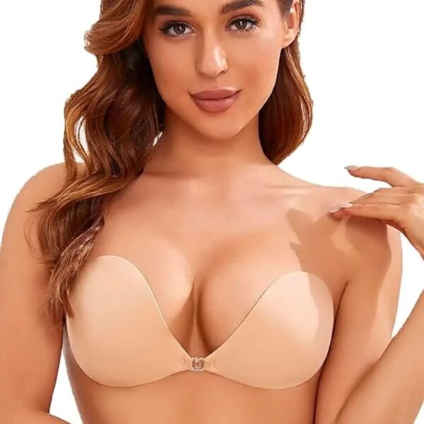 AKHIRAH Women's & Girl's Strapless Wire Free Stick On Invisible Bra (Bust -30,32,34)