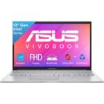 ASUS Vivobook 15 (2025), 13th Gen,Intel Core i3-1315U, 8GB RAM, 512GB SSD, FHD, 15.6", 39.6 cm, Windows 11 Home,M365 Basic(1 Year)* Office 2024,Cool Silver,1.7 Kg, X1504VA-D5321WS, Thin & Light Laptop