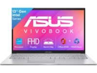 ASUS Vivobook 15 (2025), 13th Gen,Intel Core i3-1315U, 8GB RAM, 512GB SSD, FHD, 15.6", 39.6 cm, Windows 11 Home,M365 Basic(1 Year)* Office 2024,Cool Silver,1.7 Kg, X1504VA-D5321WS, Thin & Light Laptop