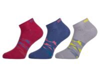 Adidas Women's Low Cut Cotton Blend Socks (Pack Of 3) (AD-0592 Wild Pink/Crew Blue/Halo Silver_Multicolor)