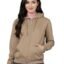 Alan Jones Clothing Women's Solid Zipper Hooded Sweatshirt | Front Zip, Ribbed Hem, Lined Hood, Casual Winter Wear