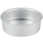 Aluminium Round Cake Mould Cake Pan Cake Tin 7 Inches for Baking 750 Grams for Oven, Silver