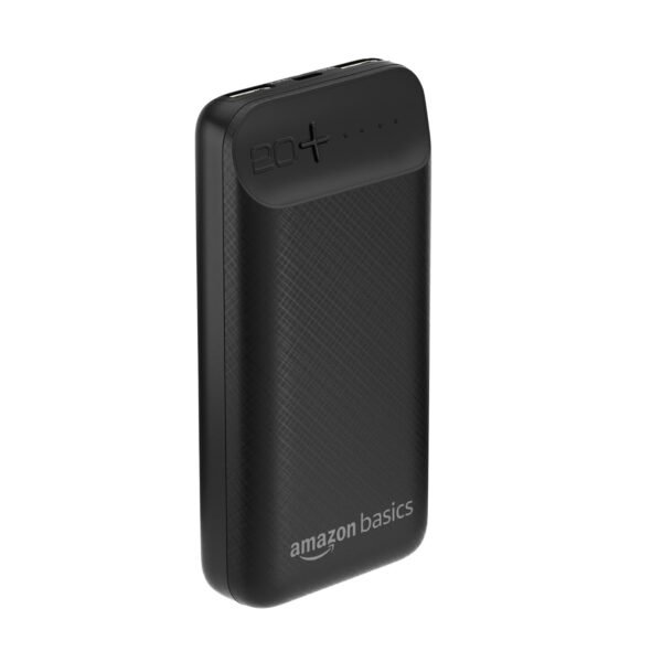 Amazon Basics 20000mAh 12W Power Bank Black
