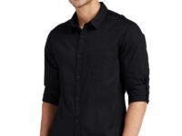 Amazon Brand - Symbol Men's Cotton Shirt | Casual | Plain | Full Sleeve | Summer - Regular Fit (Available in Plus Sizes)