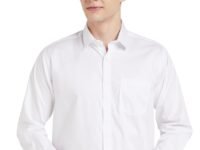 Amazon Brand - Symbol Men's Solid Cotton Formal Shirt | Plain | Full Sleeve - Regular Fit (Available in Plus Sizes)