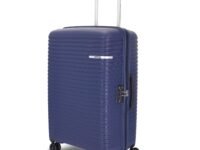 American Tourister Liftoff+ | Large Size Check-in Trolley Bag (79 cm) for Travel | 360° 8 Wheel Travel Luggage | Hard Case Polypropylene (PP) Suitcase | Mounted TSA Lock | Midnight Blue