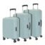 American Tourister PP Liftoff+ Trolley Bag with TSA Lock & 8 Wheel, Hard Check-in Suitcase for Travel with Double Wheel, Seafoam Blue, 55,67,79 cm (Small +Medium +Large), Set of 3Pc (ME5 (4) 11 904)
