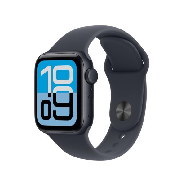 Apple Watch SE 3 GPS 40mm Midnight Aluminium Case with Midnight Sport Band - M/L