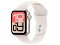 Apple Watch SE 3 GPS 40mm Starlight Aluminium Case with Starlight Sport Band - S/M