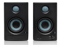 Audio Array AM-S1 BT v5.3 |Professional 4" Studio Monitor Speaker Pair| 60W Class D Amplification,Woven Composite Woofer,1" Silk-Dome Tweeter,EQ Controls|Music/Monitor Mode, Aux, HDMI, USB C, TRS, RCA