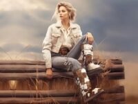 Aumu Women Tradional Wooden Bead String Sheepskin Fur Shearling Stylish Knee High Winter Snow Boots Chestnut Size 9