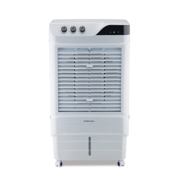 Bajaj DMH 65 Neo 65L Desert Air Cooler for Home|For Larger Room|High-Speed Fan|Anti-Bacterial Honeycomb Cooling Pad|90Ft Air Throw|3-Speed Control|3 Year Comprehensive Product Warranty|White