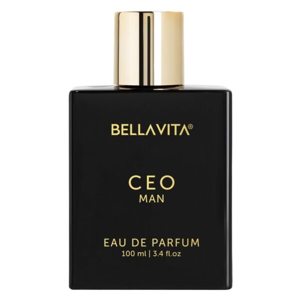 Bella Vita Luxury CEO MAN Perfume 100ml | Long Lasting | Eau De Parfum | Lemon, Lavender, Tonka, Mandarin & Vetiver | Woody, Citrus Premium Fragrance | Ideal Gift for Man