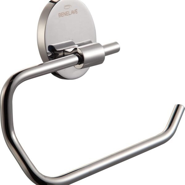 Benelave by Hindware BLACP81123 Brass & Stainless Steel Wall Mount Toilet Tissue Paper Holder Fern