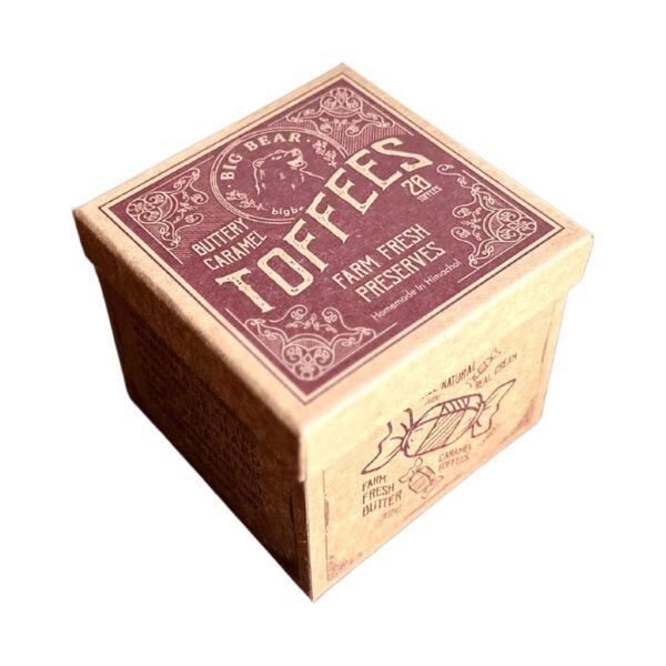 Big Bear Farms Caramel Toffee 300 Grams, Pack of 1