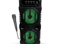 Bluetooth Speaker with Alexa Built-in, Wi-Fi & Bluetooth Connectivity, Crystal Clear Hi-Fi Sound, Voice Control, Multi-Room Audio, Compact Design, Perfect for Home Entertainment, Kitchen, Bedroom