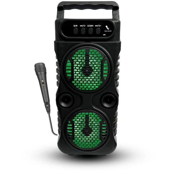 Bluetooth Speaker with Alexa Built-in, Wi-Fi & Bluetooth Connectivity, Crystal Clear Hi-Fi Sound, Voice Control, Multi-Room Audio, Compact Design, Perfect for Home Entertainment, Kitchen, Bedroom