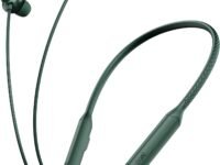 BoAt Rockerz 255 Z Plus w/AI-ENx Tech, Spatial Audio, 50 Hours Playback, Magnetic Switches, Dual Pairing, Google Fast Pair, Hearables App and IPX4 Resistant Bluetooth In-Ear Necklace