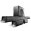 Boat Aavante Prime 5.1 7050D, Dolby Audio, 700W, 5.1CH w/Wireless Subwoofer & Wireless Satellites, Scan QR for Installation, Bluetooth Sound bar, Home Theatre Soundbar Speaker (Premium Black)