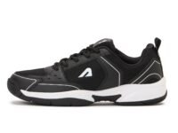 Boldfit Badminton Shoes for Man Lightweight Non Marking Shoes for Badminton Breathable Anti Skid Shoe for Man Shuttle Non Marking Indoor Shoe for Pickleball, Tennis, Padel, Black White - 06