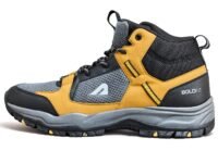 Boldfit Trekking Shoes for Man Outdoor Hiking Shoes for Man High Neck Footwear for Men Anti Skid Trekking Boots Water Repellent for Men Breathable Hiking Boots Riding Shoe for Bikers laceup Biker shoe