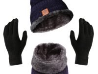 Boldfit Woolen Winter Cap for Women & Men in Winter for Thermal Wear Stylish Soft Caps for Boys & Girls for Warm Wear Head hat Garam Topaa cap's Breathable Lightweight Windproof with hand gloves