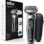 Braun Electric Razor for Men, Series 7 360 Flex Head Foil Shaver with Precision Beard Trimmer, Rechargeable, Wet & Dry and Travel Case, Black, 5 Piece Set